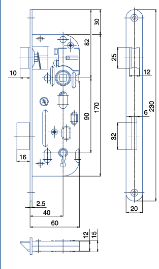 Zmok K6090/40/18mm   HOBES 01-15 Zn P/