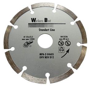 Workers Best diamantov rezn kot 125mm Standard Line