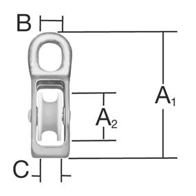 Vormann kladka lanov Zn   9mm  007900228AV