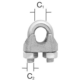 Vormann svorka lanov do  8 mm Zn /2ks/
