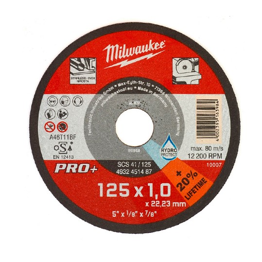 MILWAUKEE kot rezn SCS 41/125x1,0x22,23mm 4932451487 