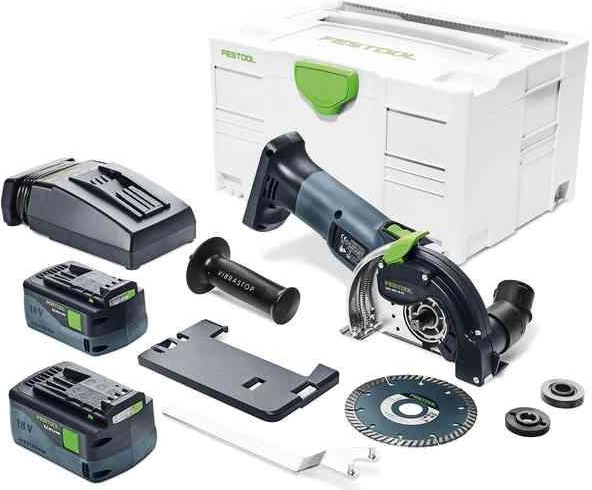 FESTOOL DSC-AGC 18-125 FH Li 5,2 EBI-Plus aku dia deliaci systm