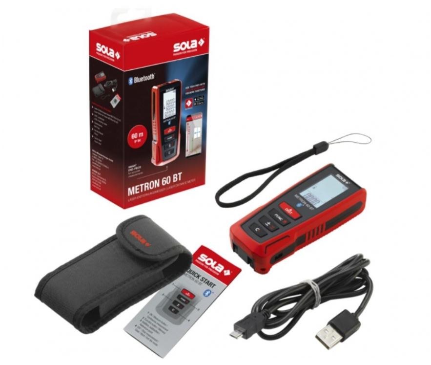 SOLA METRON 60 BT laserov mera vzdialenosti 60m Bluetooth 71027101