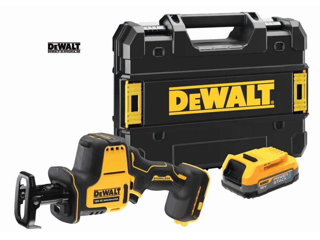 DEWALT DCS369E1T aku meov pla 18V XR POWERSTACK 1x1,7Ah