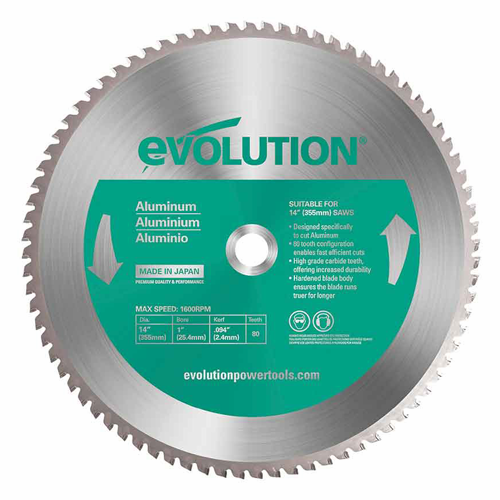 EVOLUTION kot 355x25.4mm Z80 alu