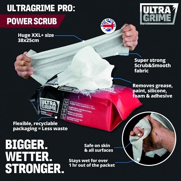 ULTRAGRIME profi istiace obrsky POWER SCRUB 80ks XXL
