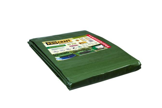 PROCRAFT zakrvacia plachta GT 2x3m nepremokav 120g/m2 zelen