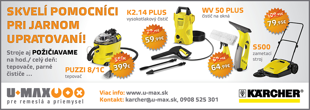 Skvel Krcher pomocnci pri jarnom upratovan