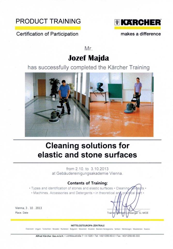certifikat karcher u-max