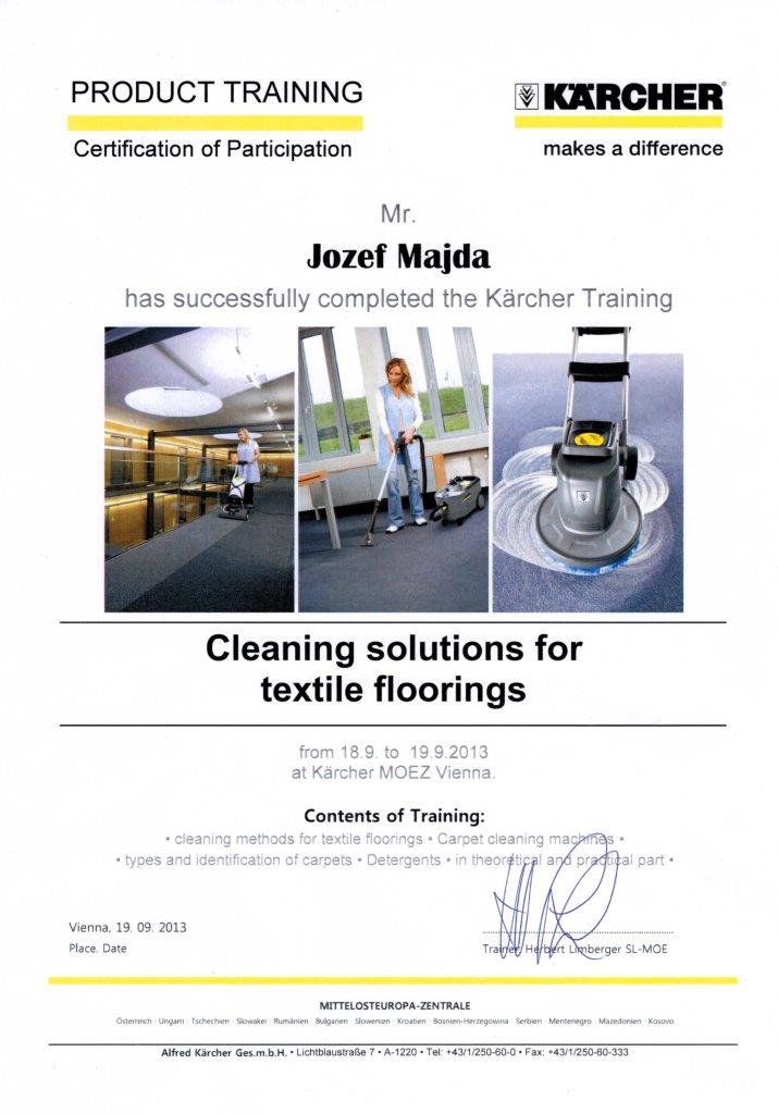 certifikat karcher u-max